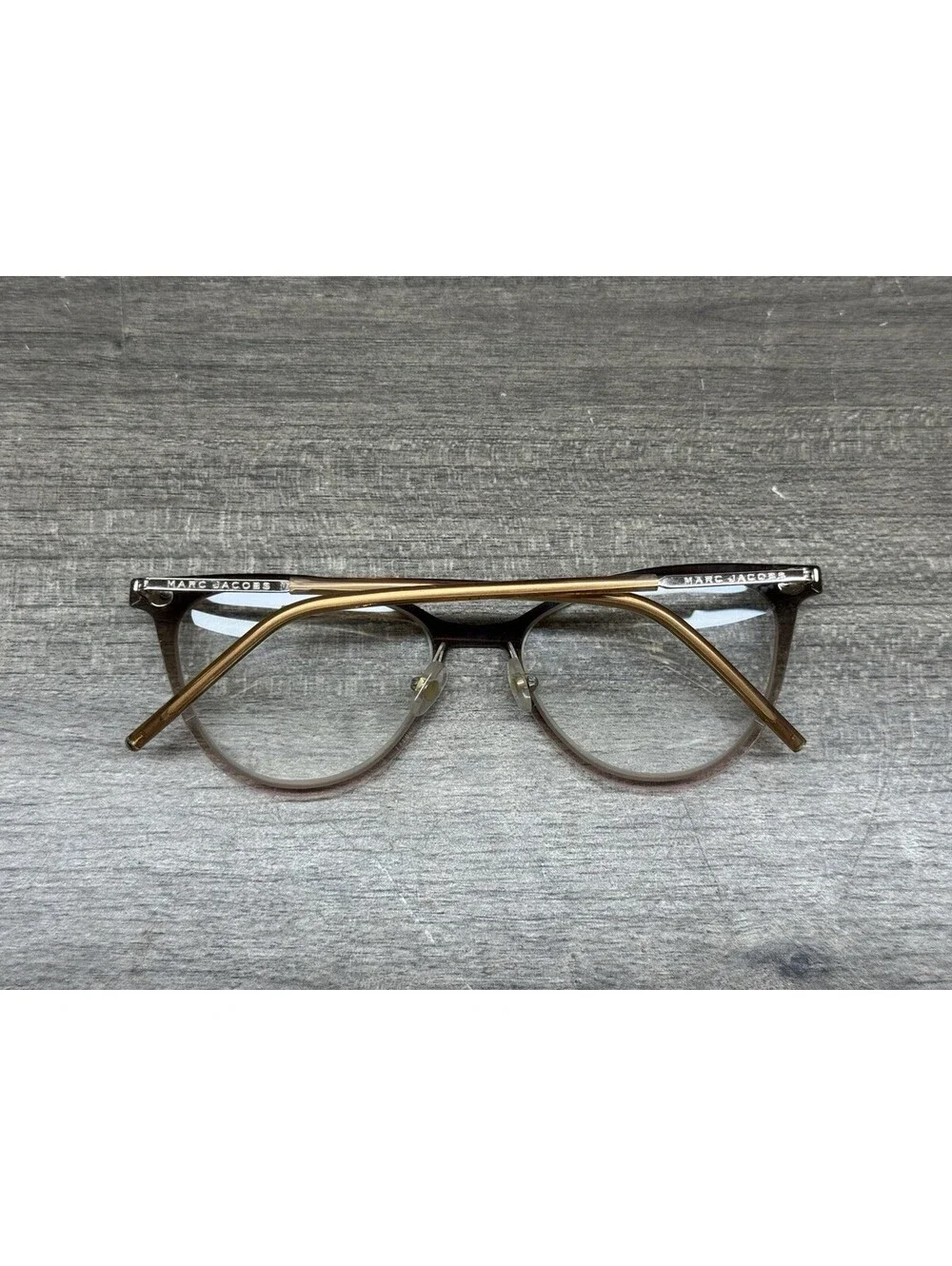 Marc Jacobs Designer Eyeglasses, Frames Only, MARC 32 TVX ..-..-140 Brown Clear